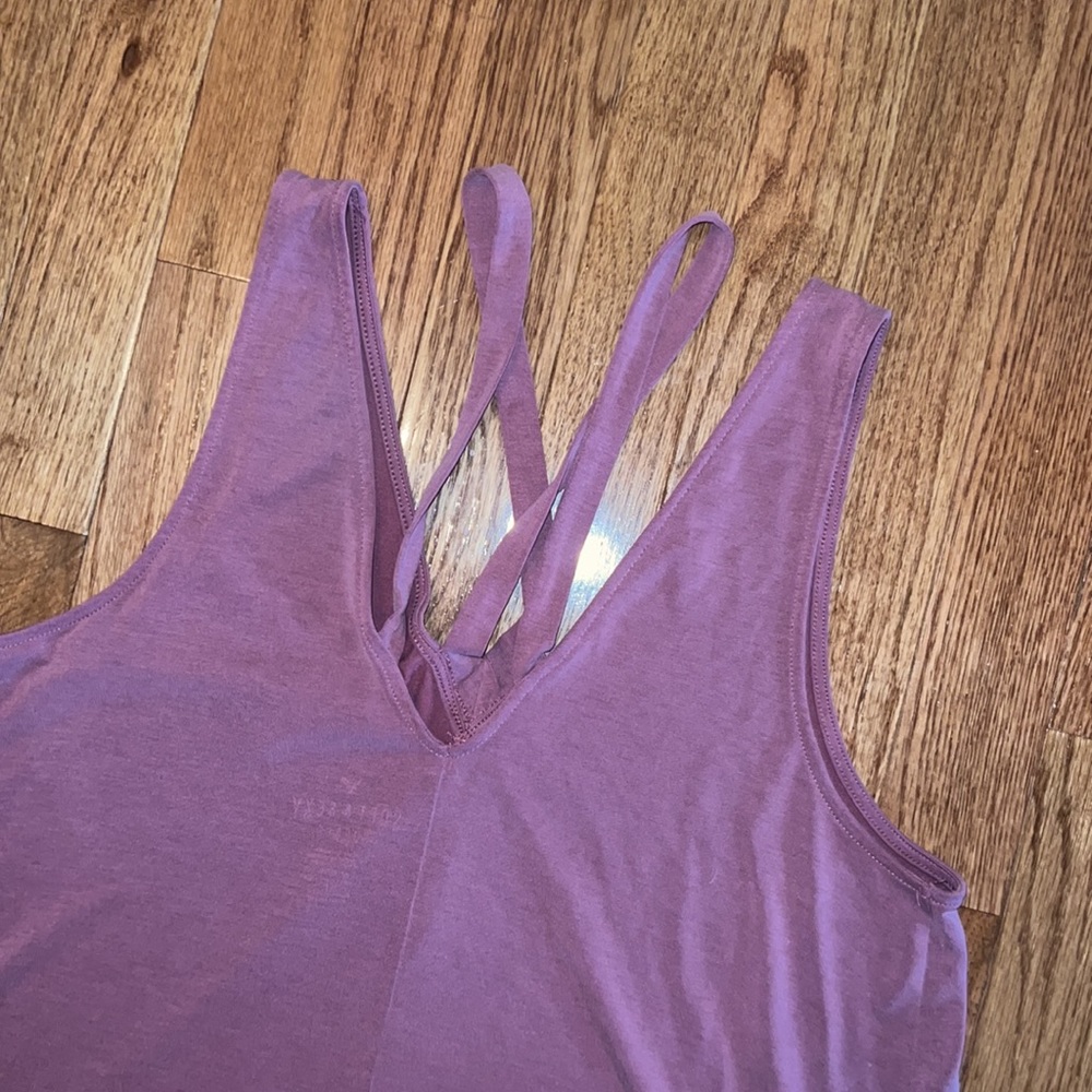 American Eagle Soft & Sexy Sueded Mauve Tank Top Women’s Size Medium - Picture 4 of 7